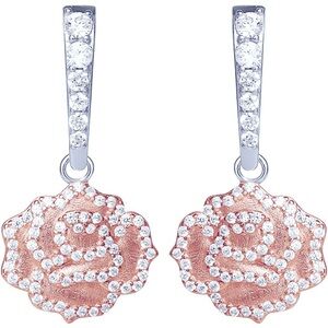 18k Gold Disney Beauty and the Beast Earrings